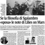 Se la filosofia di Sgalambro «sposa» le note di Lilies on Mars